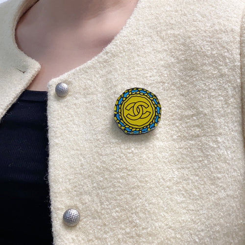 18K Chanel Color Brooch