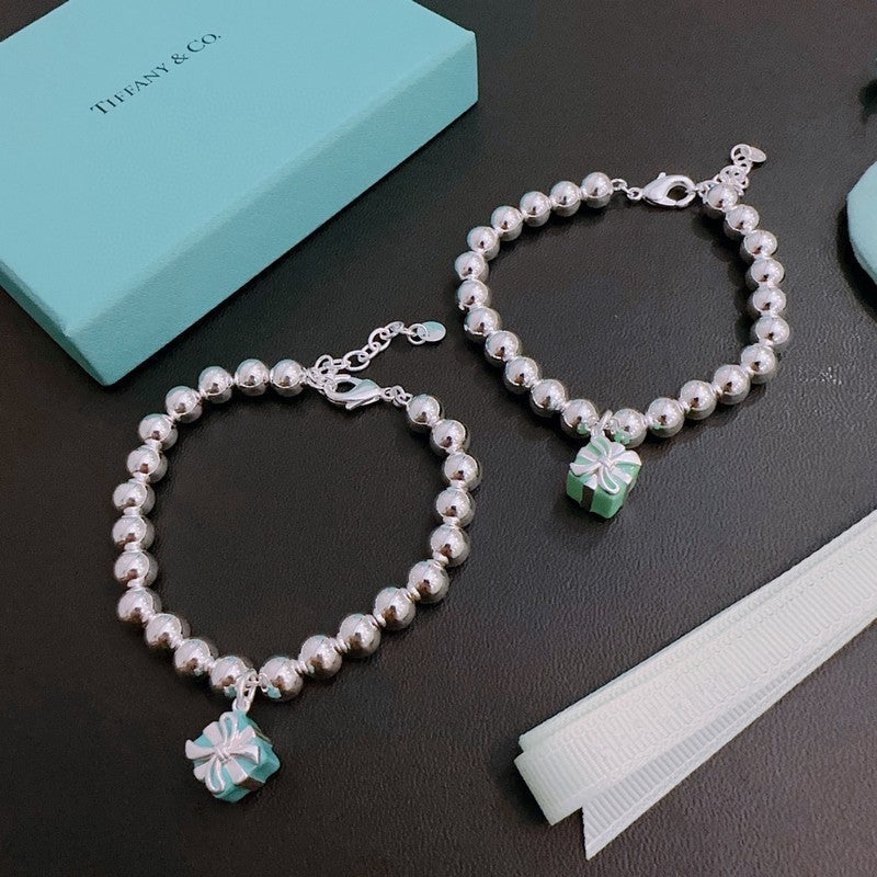 18K Tiffany Return to Blue Gift Box Bracelet