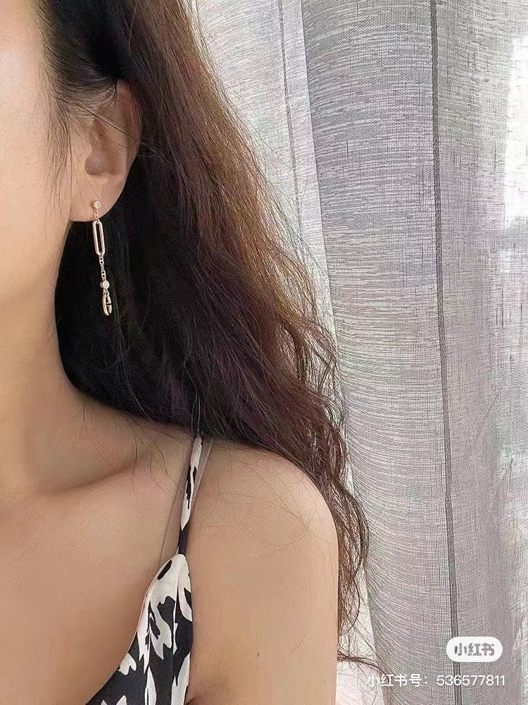 18K Hermes Chaine D'ancre Chaos Earrings