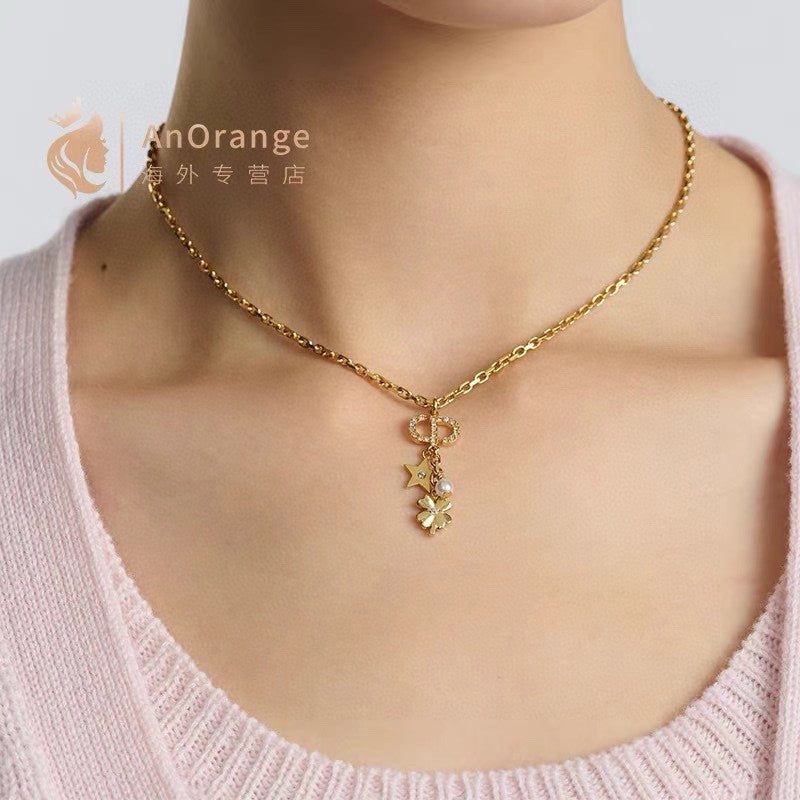 18K Dior Petit Lucky Charms Necklace