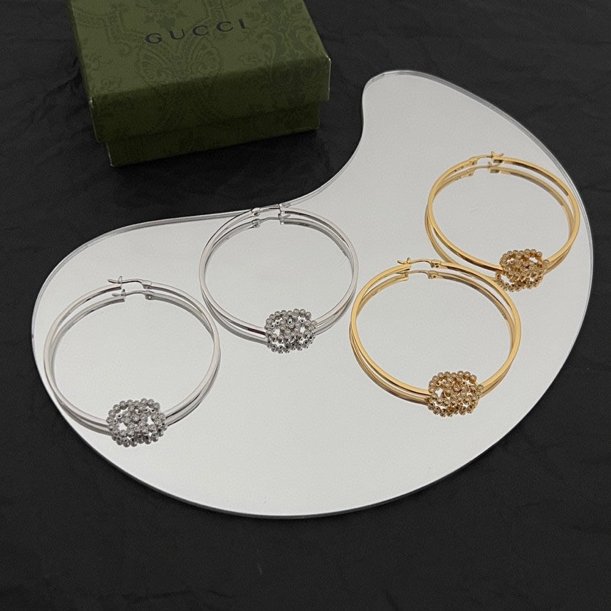 18K Gucci Double Running Diamond Bracelet