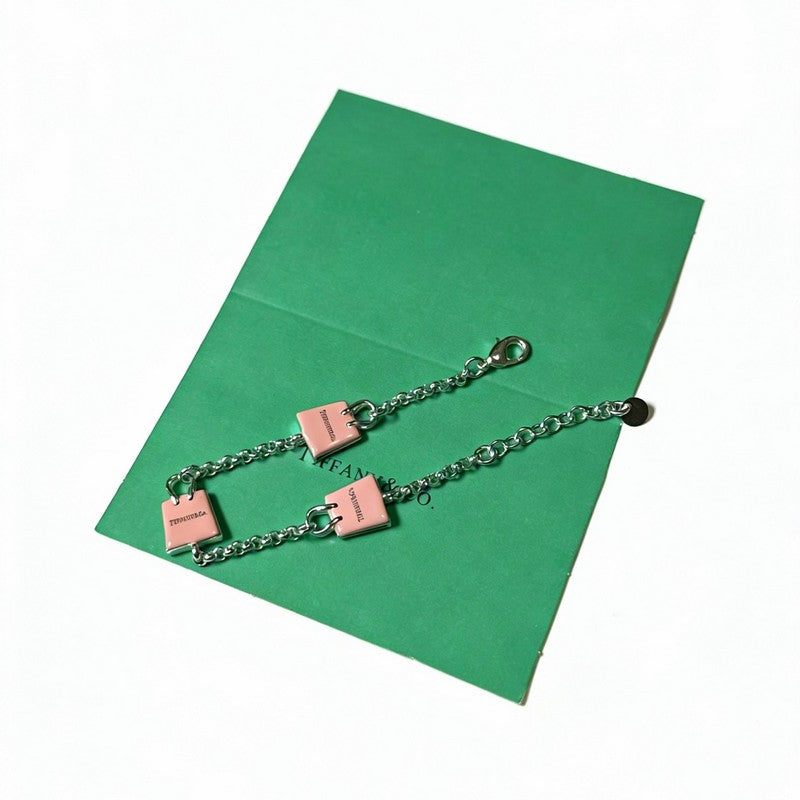 18K Tiffany Return to Pink Bag Bracelet