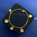 18K Gucci Double Letter Bracelet