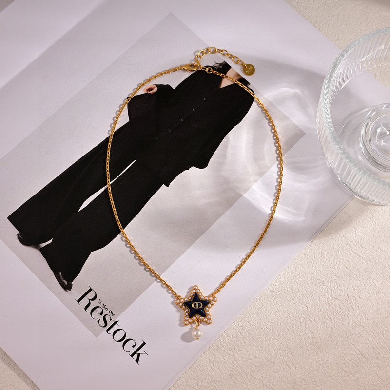 18K Dior Petit Lucky Baroque Necklace