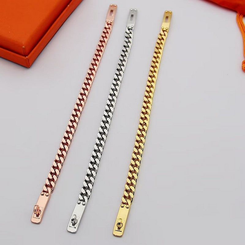 18K Hermes Kelly Chain Bracelet