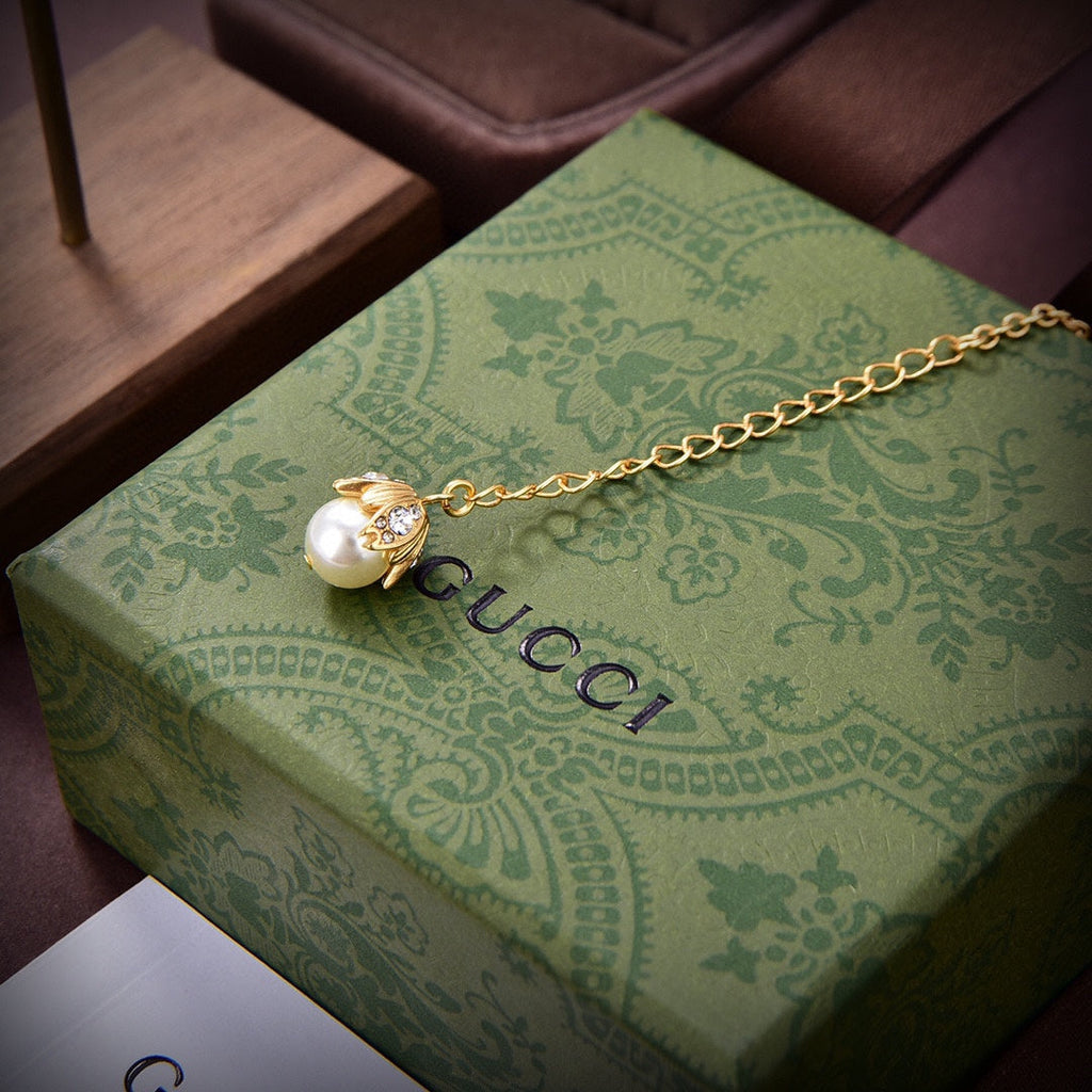 18K Gucci Double Fashion Show Chain Necklace