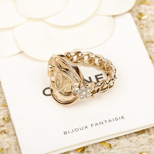 18K Chanel Chain Ring