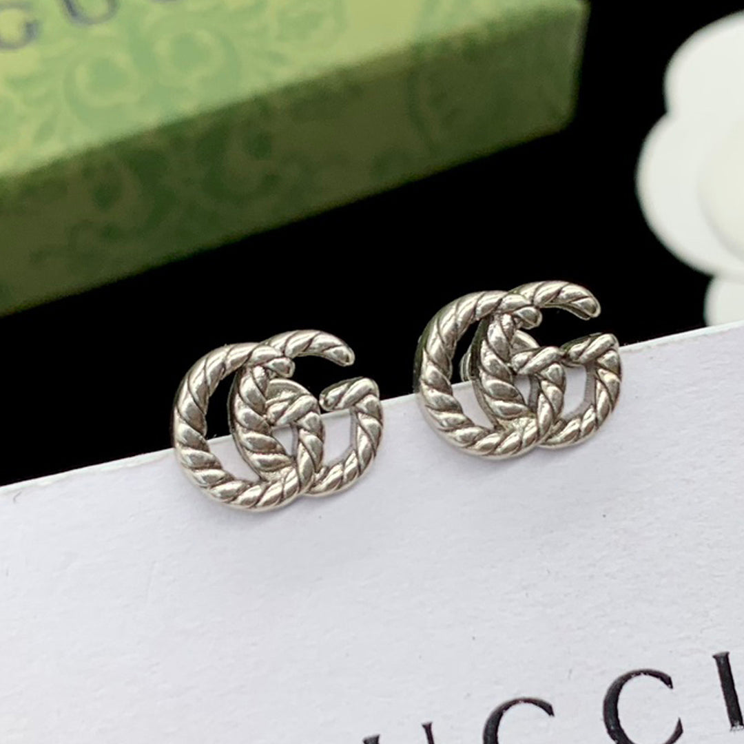 18K Gucci Double Earrings