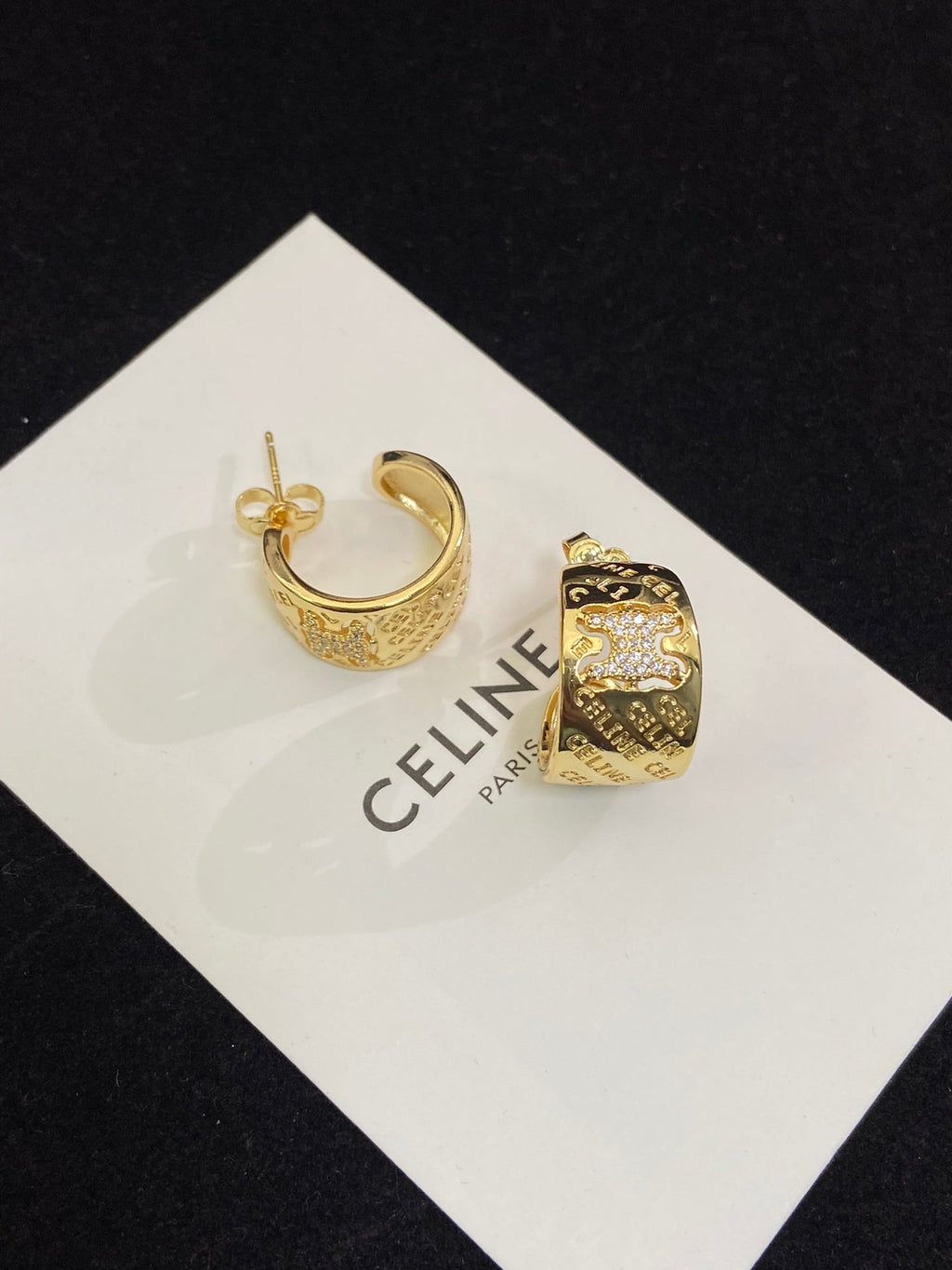 18K Celine Diamonds Earrings