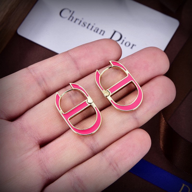18K Dior 30 Montaigne Pink Earrings