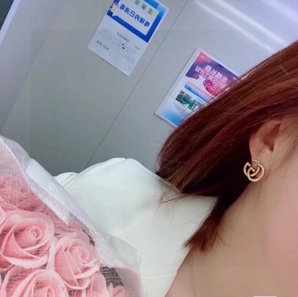 18K Gucci Double Earrings
