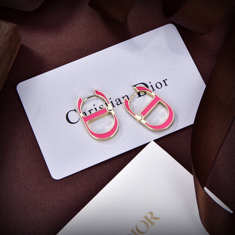 18K Dior 30 Montaigne Pink Earrings