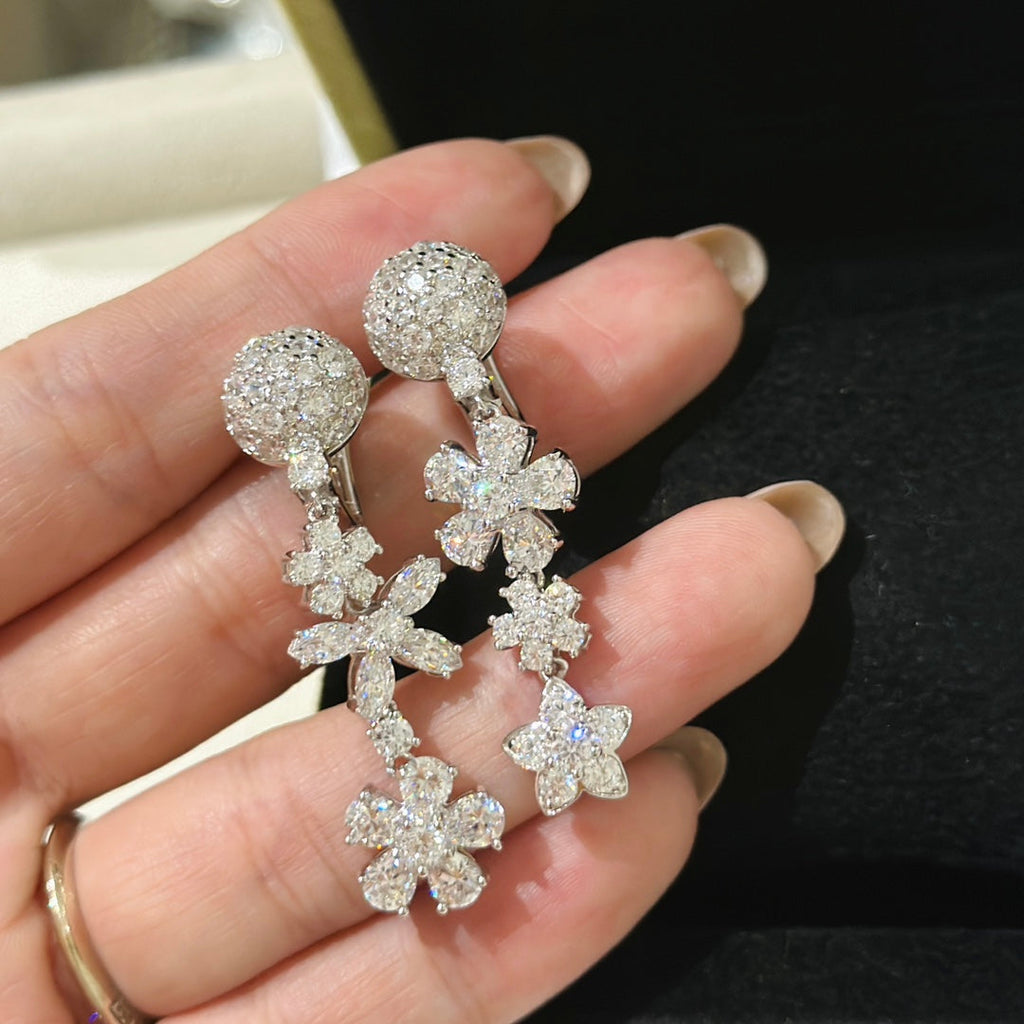 18K Folie Des Pr ̈¦s Earrings