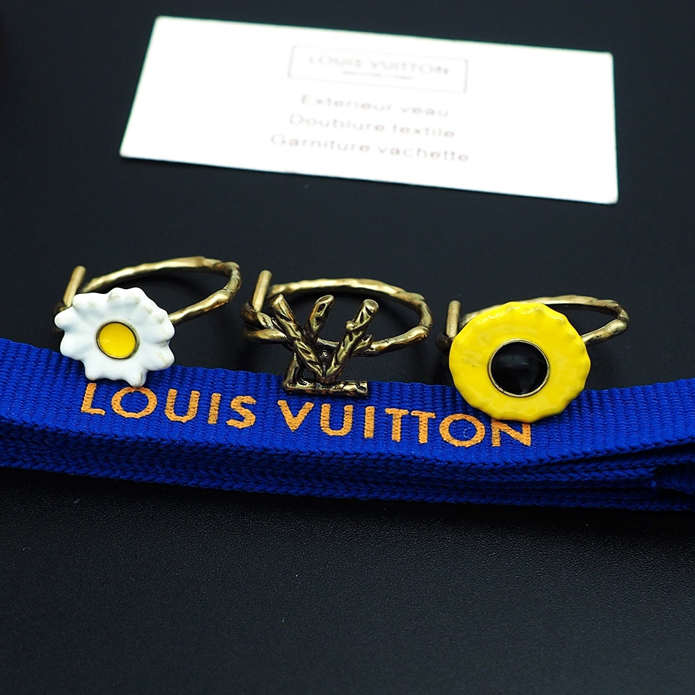 18K Louis Vuitton Gardening Set of Three Ring