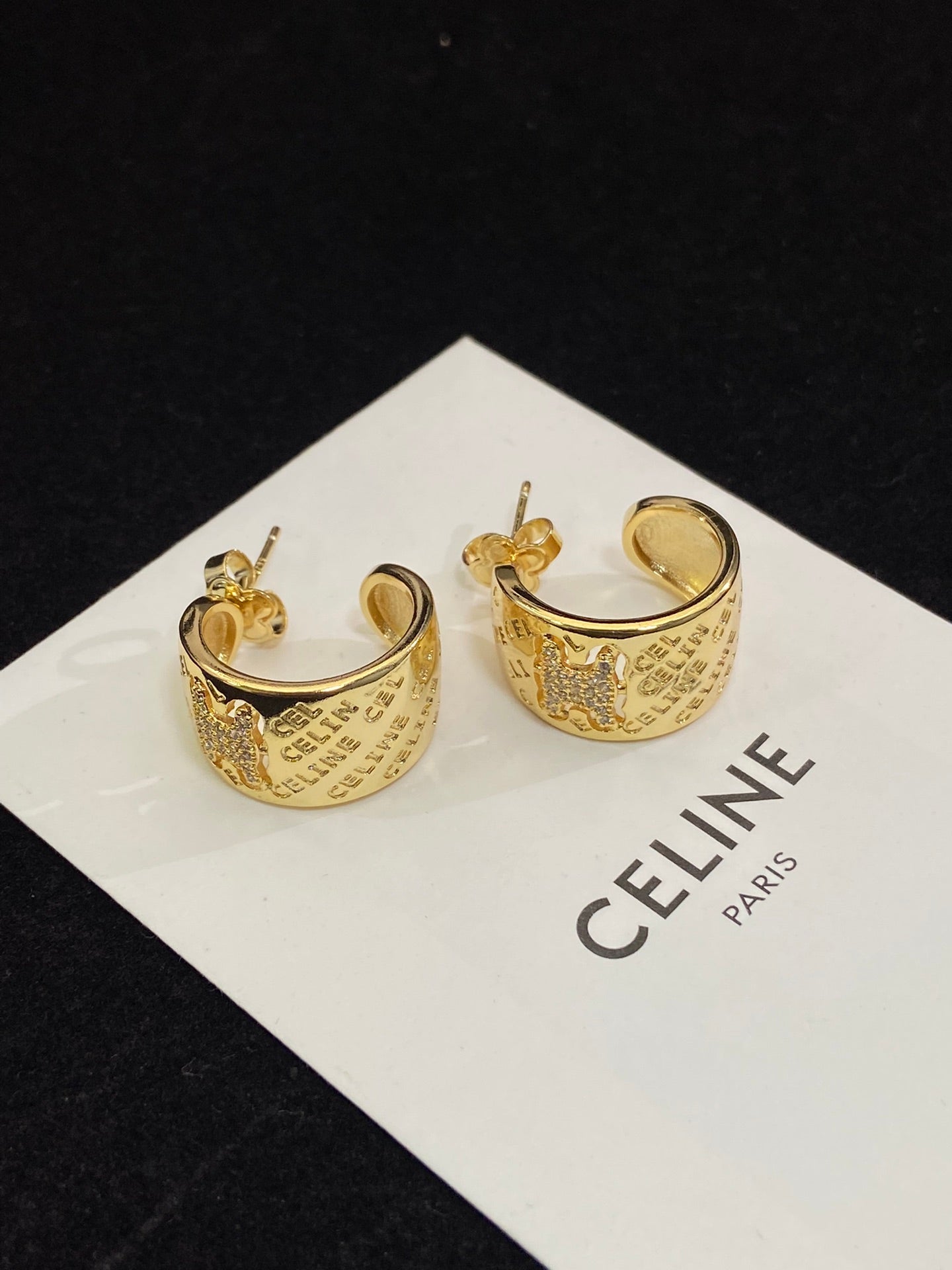 18K Celine Diamonds Earrings