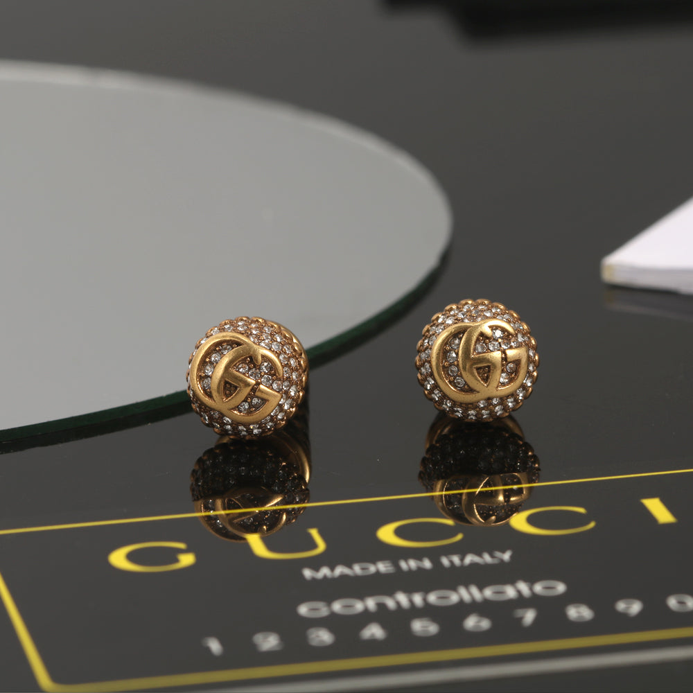 18K Gucci Double Vintage Earrings