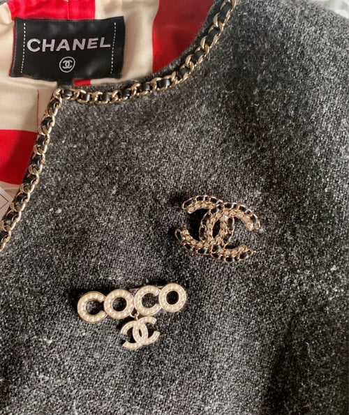 18K Chanel Coco Crush Pearls Brooch