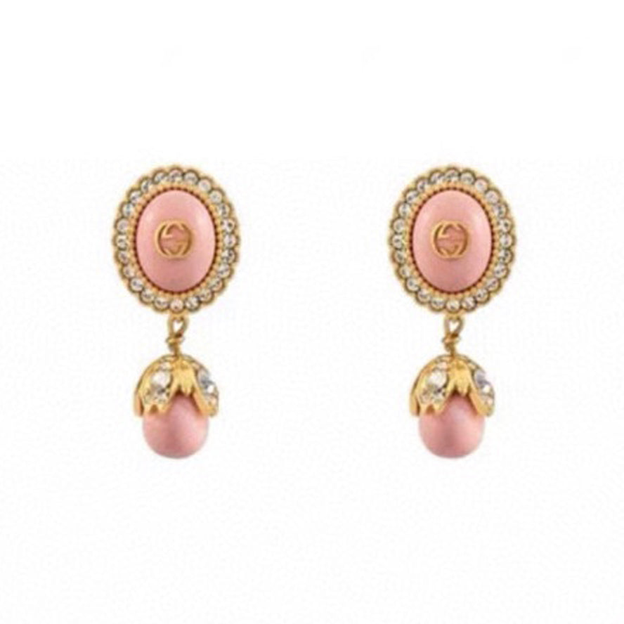 18K Gucci Double Pearl Earrings