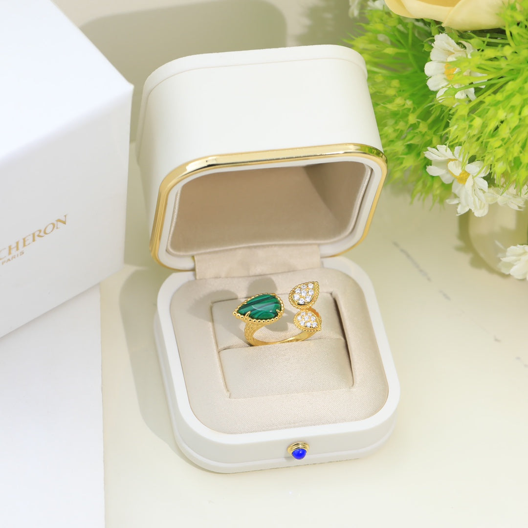 18K Serpent Boh ̈ ̈me Diamonds Ring