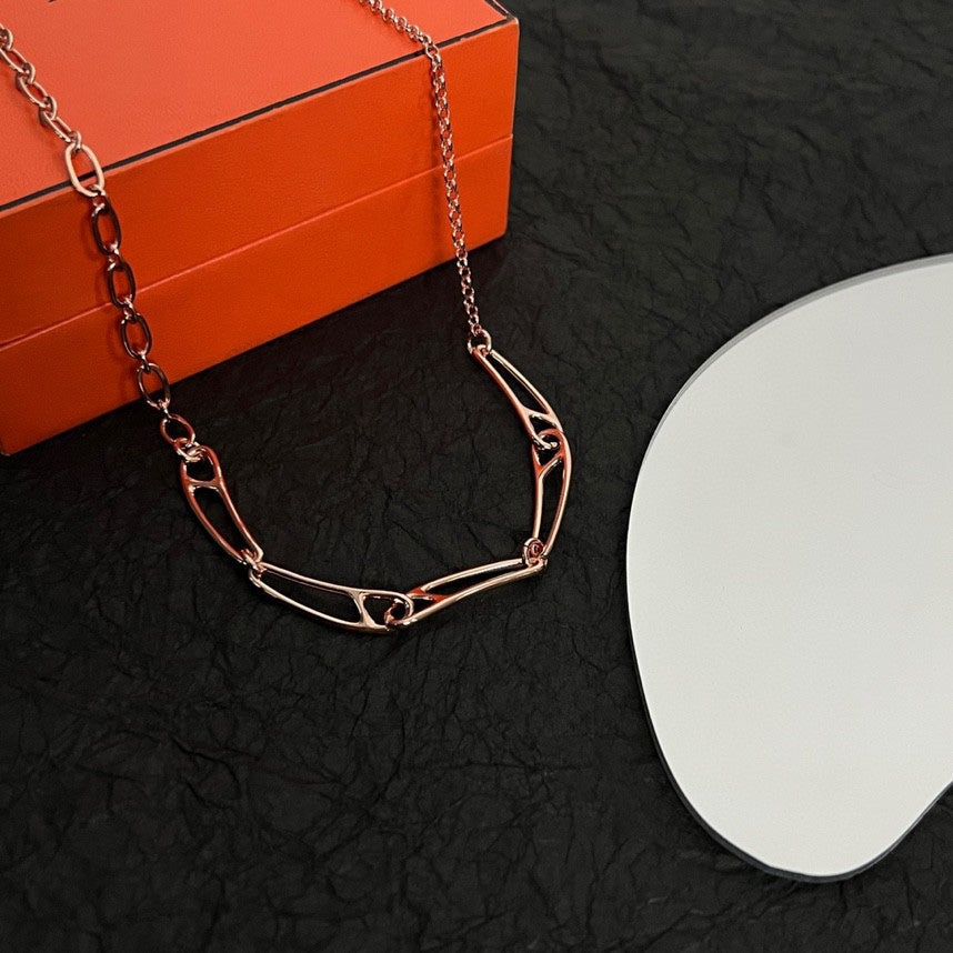 18K Hermes Chaine D'ancre Chain Necklace