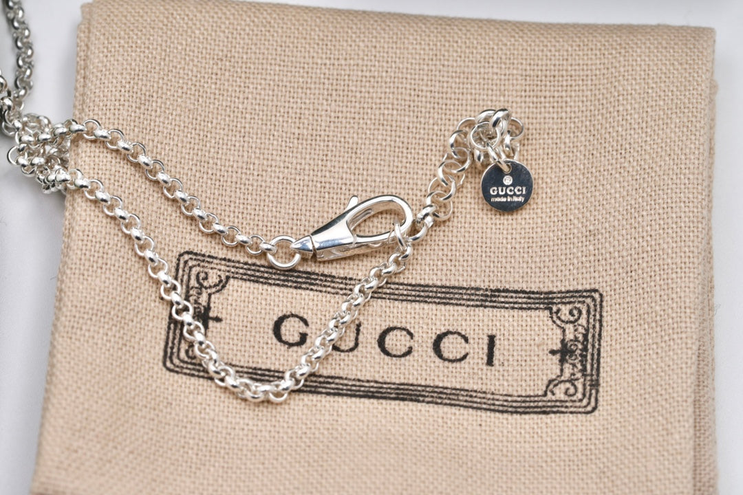 18K Gucci Double Icon Twirl Necklace