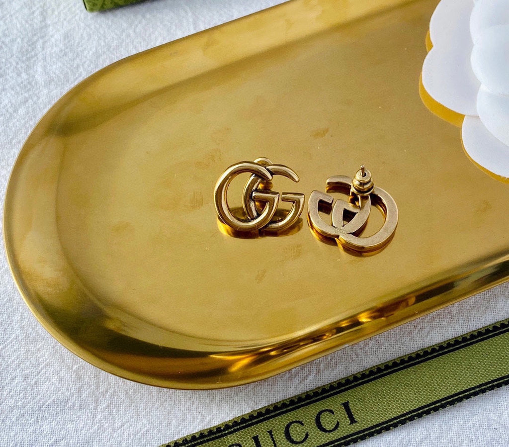 18K Gucci Double Earrings