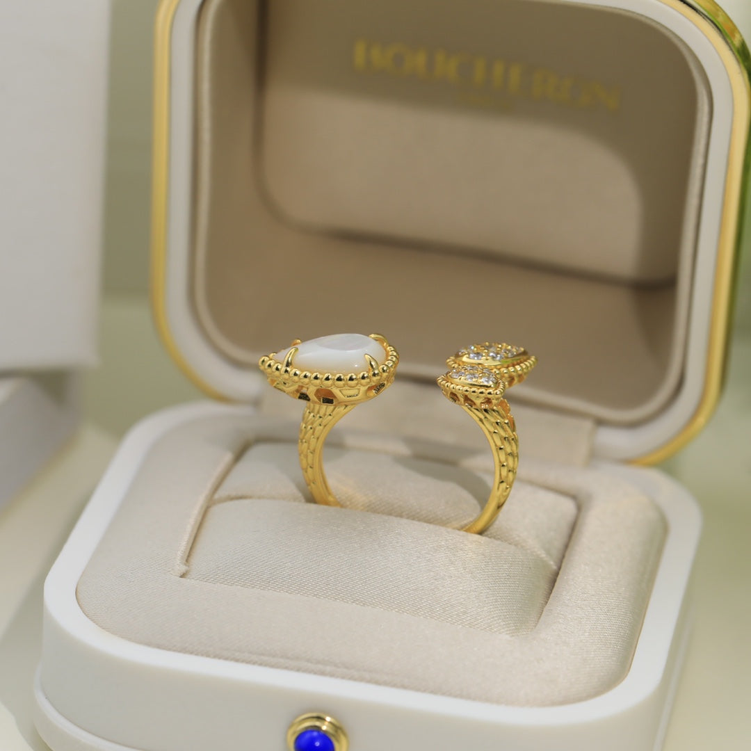 18K Serpent Boh ̈ ̈me Diamonds Ring