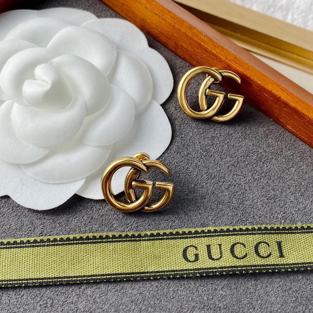 18K Gucci Double Earrings