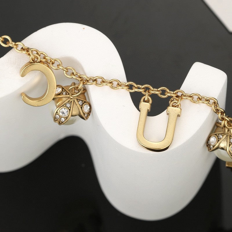 18K Gucci Double Pearl Necklace