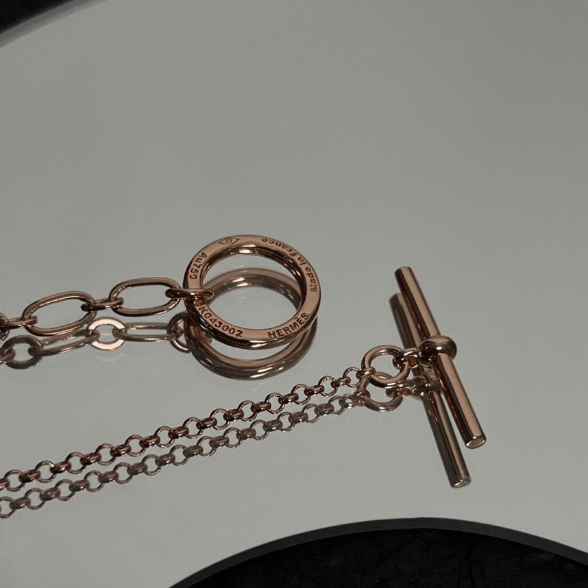 18K Hermes Chaine D'ancre Chain Necklace