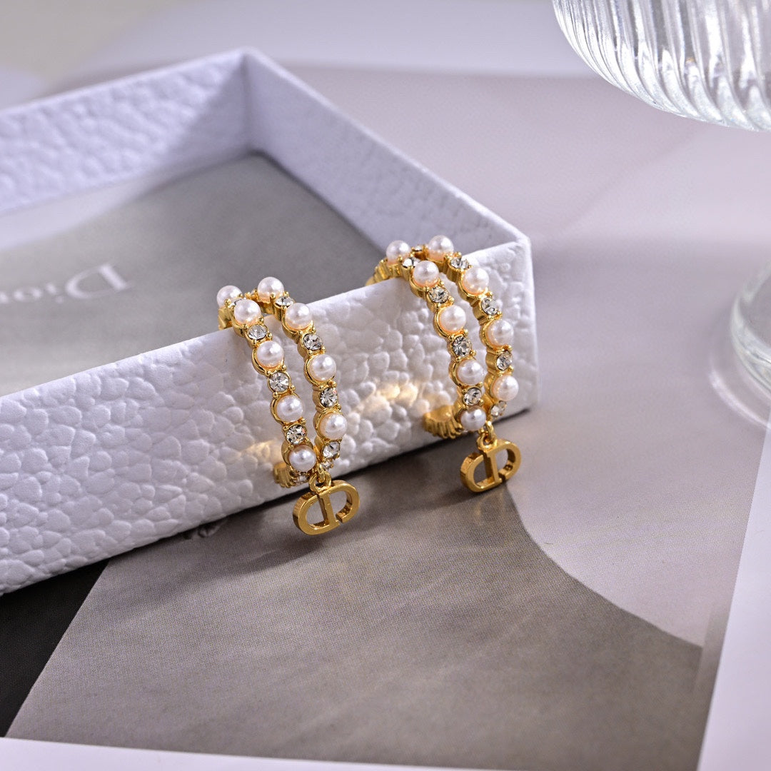 18K Dior Petit Treasure Earrings