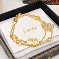 18K Dior Petit Heart Diamonds Bracelet