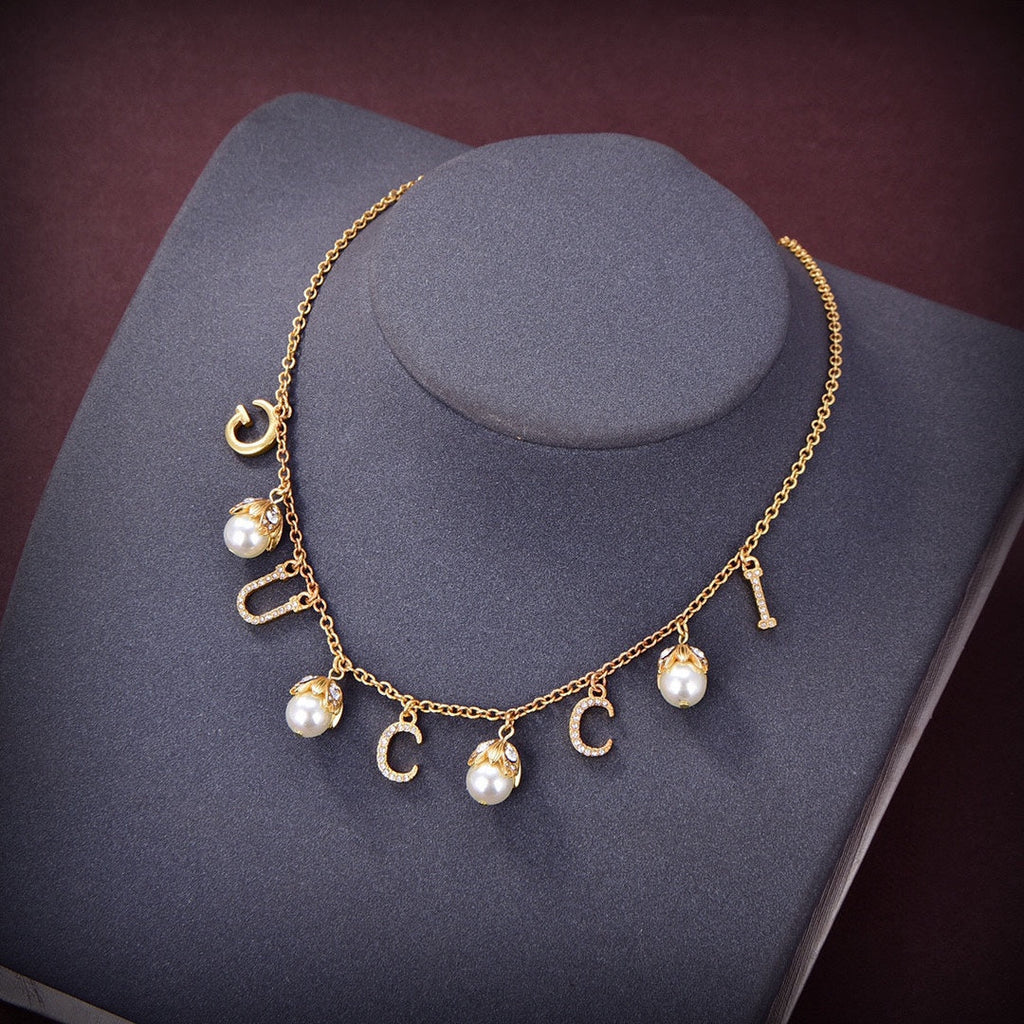 18K Gucci Double Fashion Show Chain Necklace