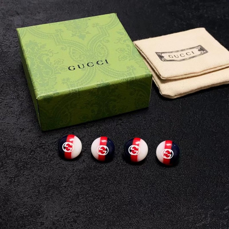18K Gucci Double Color Earrings
