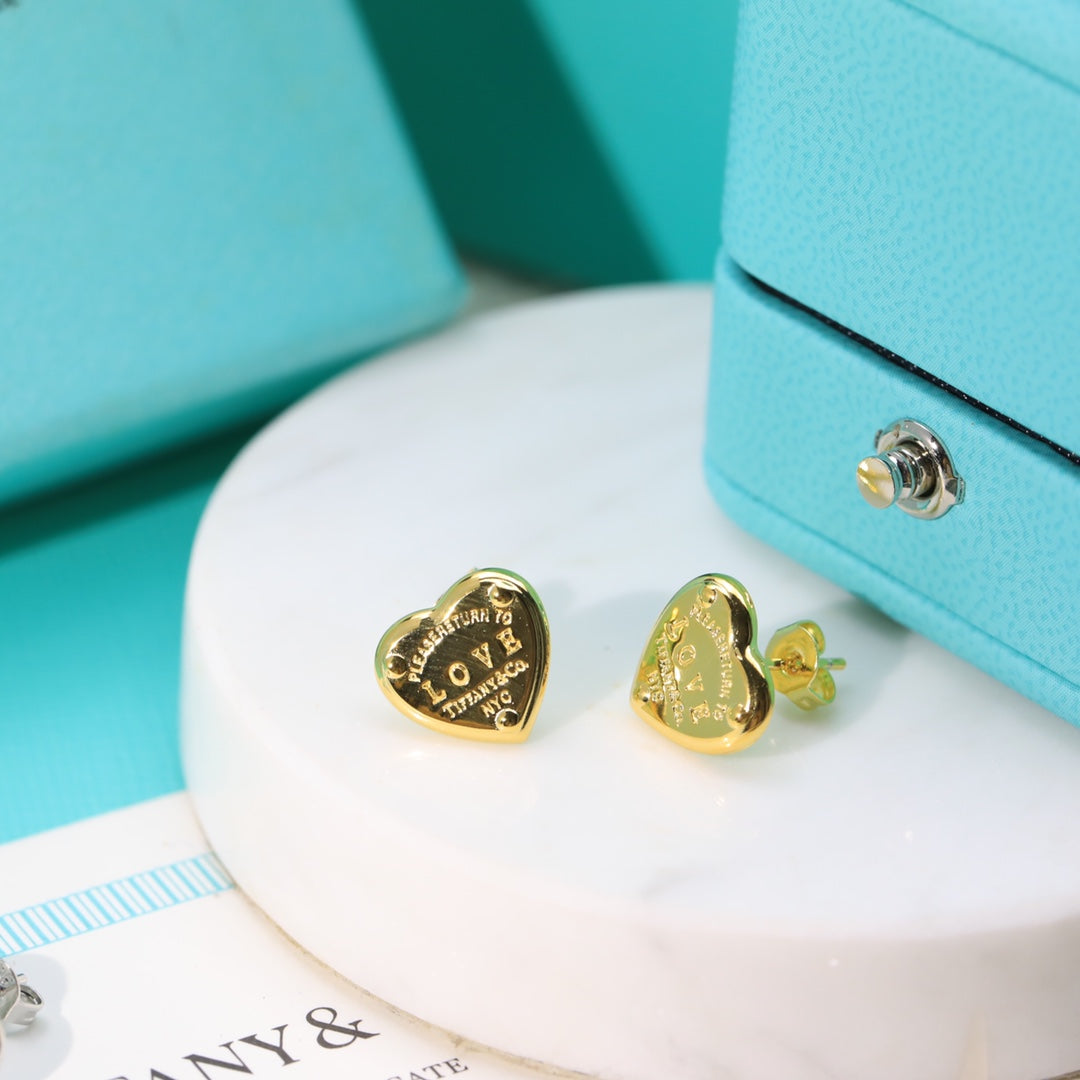 18K Tiffany Return to Love Earrings