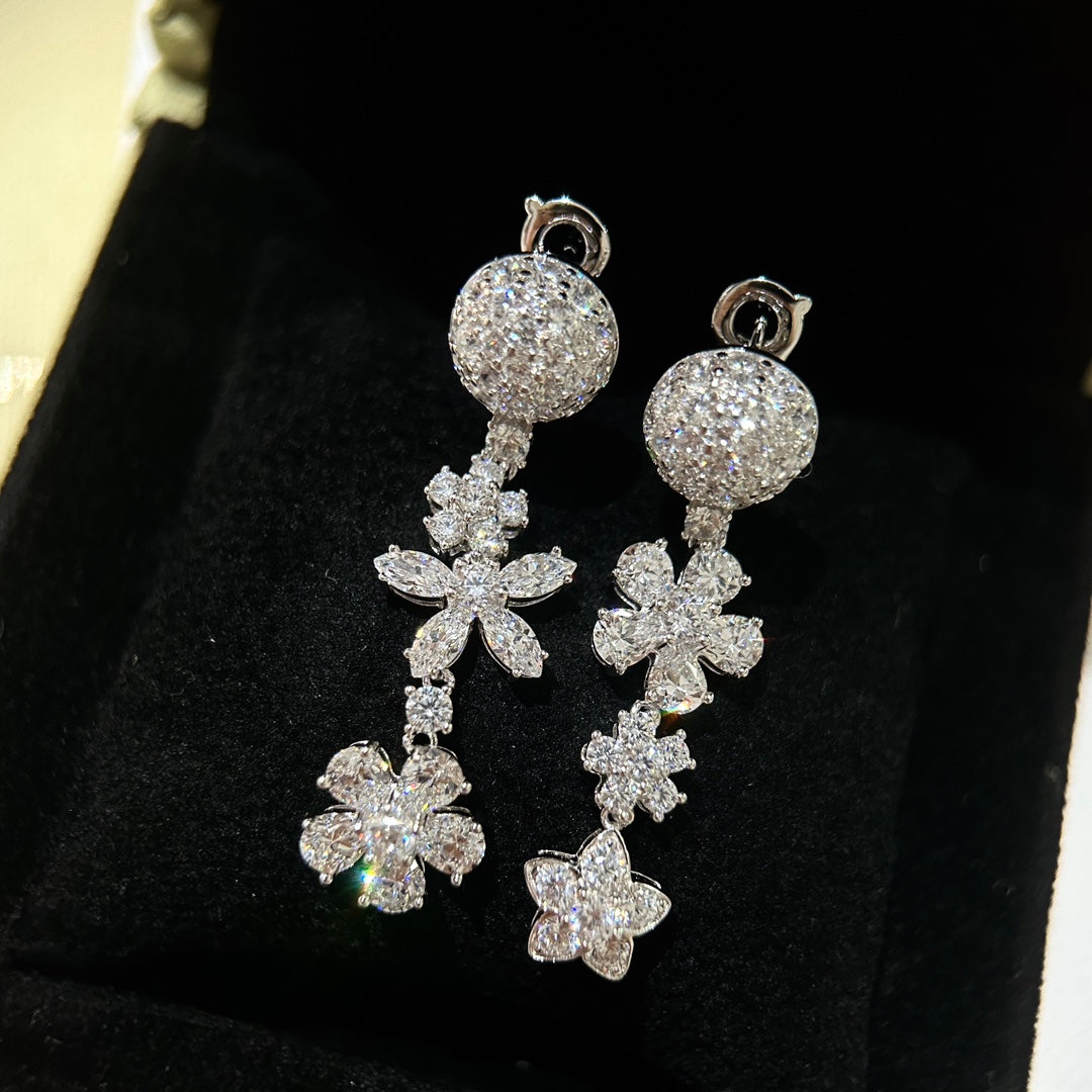 18K Folie Des Pr ̈¦s Earrings