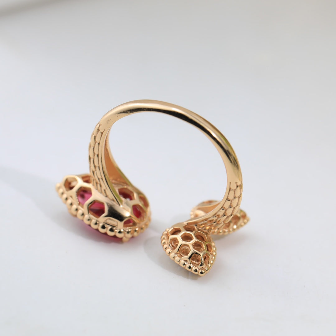 18K Serpent Boh ̈ ̈me Diamonds Ring