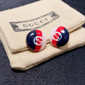 18K Gucci Double Color Earrings