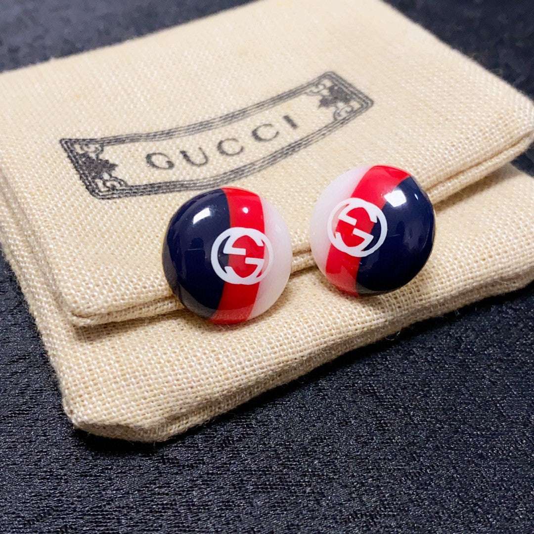 18K Gucci Double Color Earrings