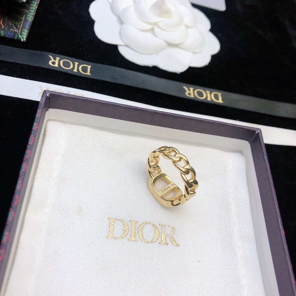 18K Dior Petit Chain Link Ring