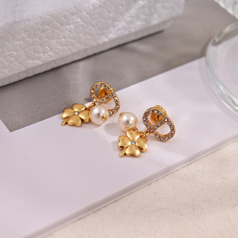 18K Dior Petit Lucky Charms Earrings