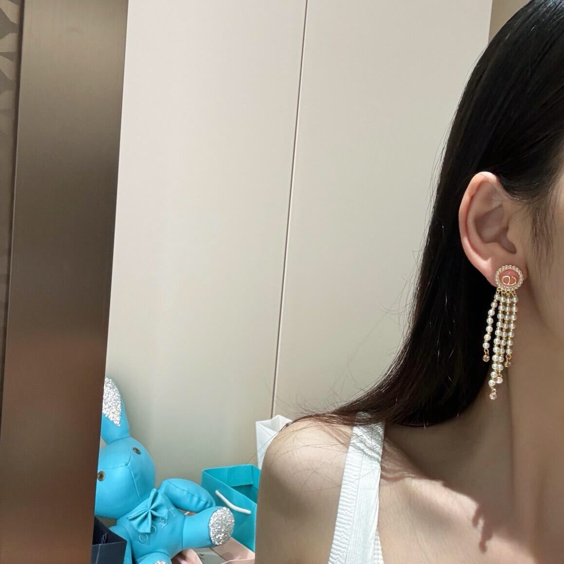 18K Dior Petit Tassel Earrings