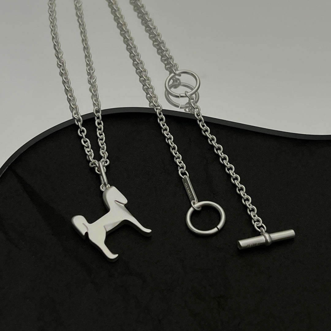 18K Hermes Panache Pendant Necklace