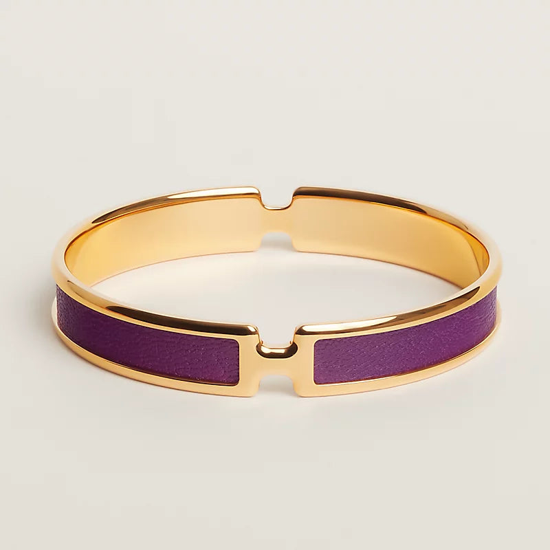 18K Hermes Olympe Light Purple Bracelet